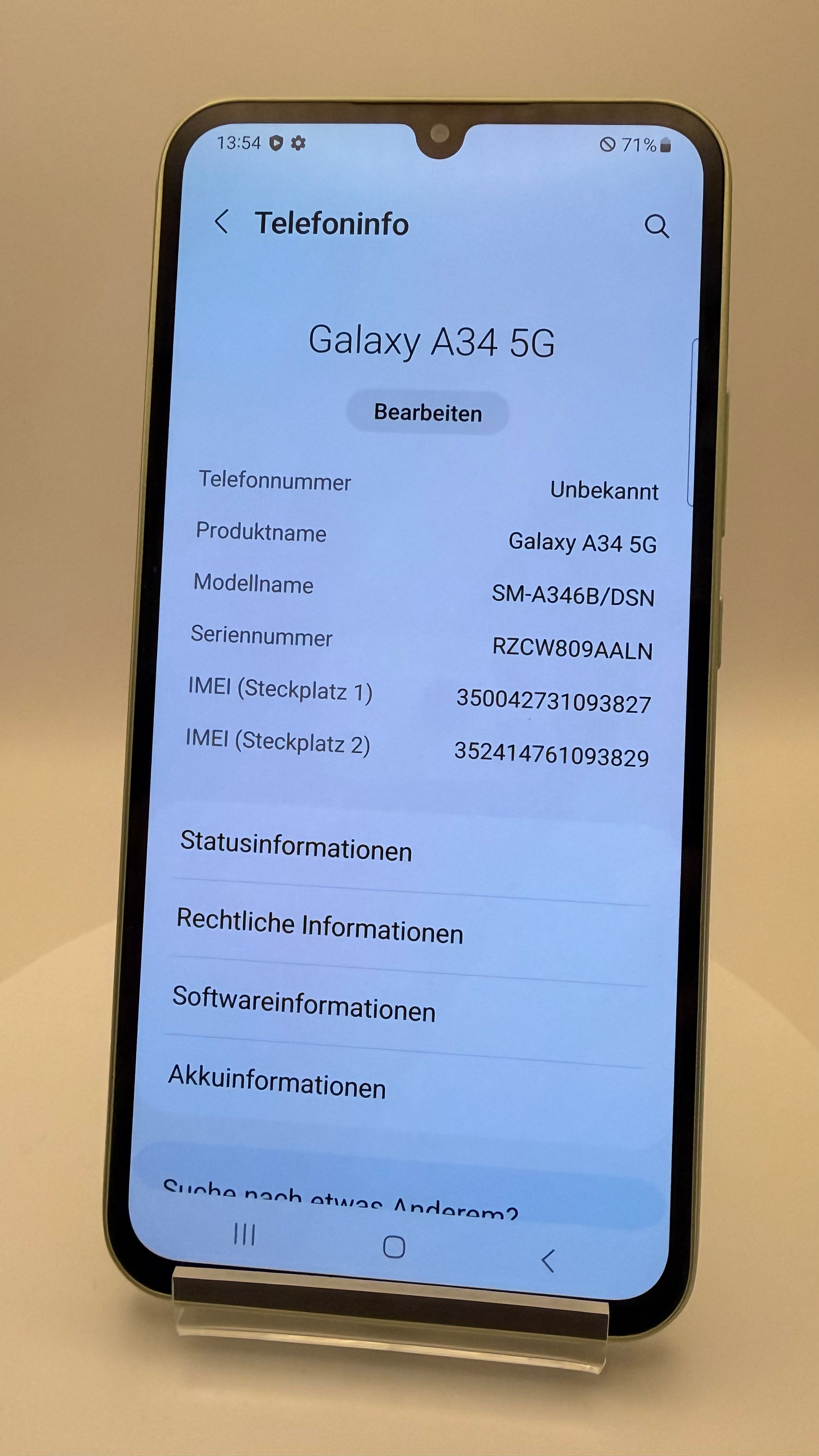 Samsung Galaxy A34 5G Lime