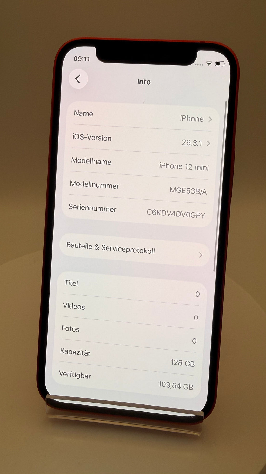 Apple iPhone 12 Mini 128 GB Product Red