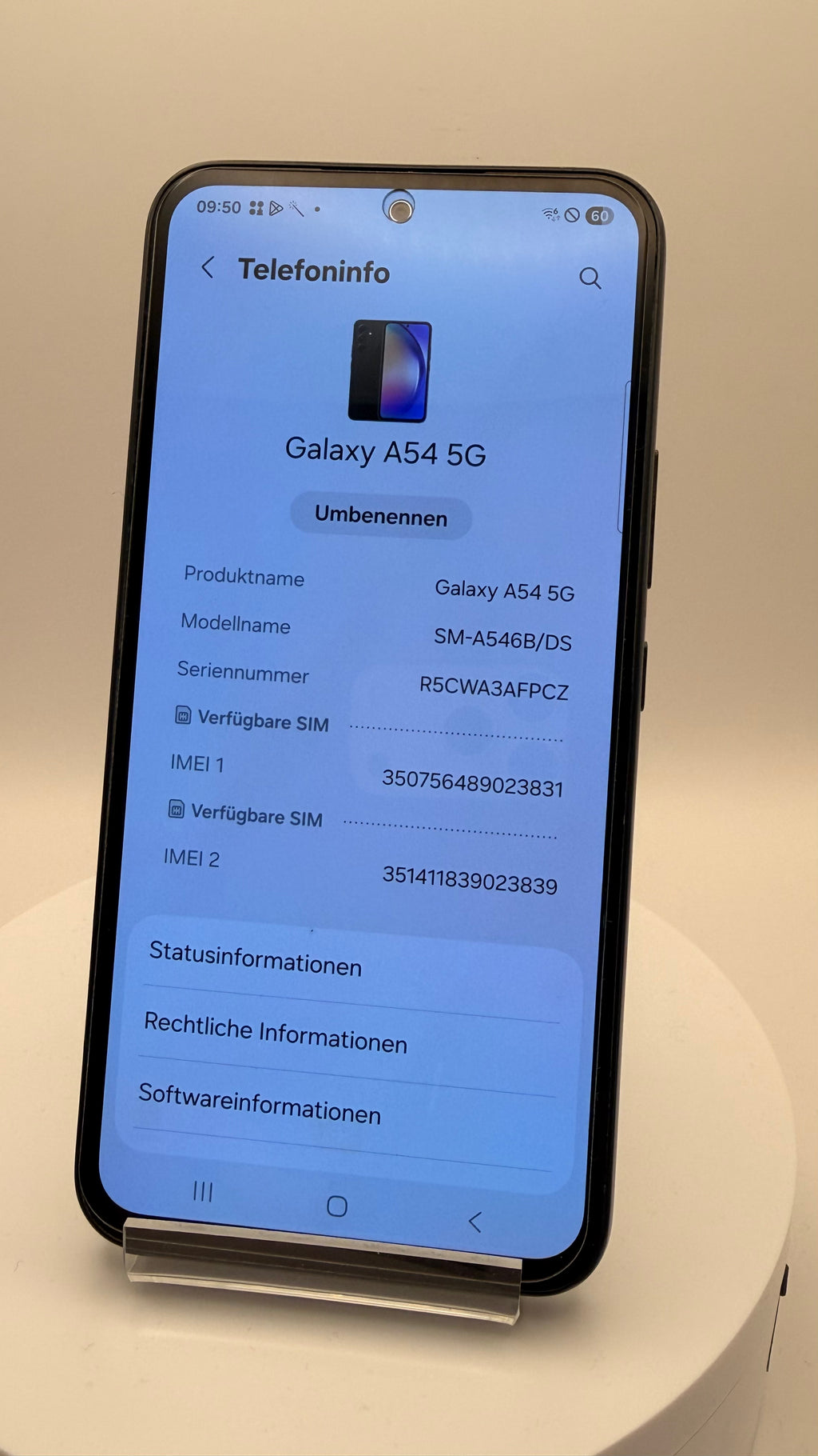 Samsung Galaxy A54 5G awesome graphite