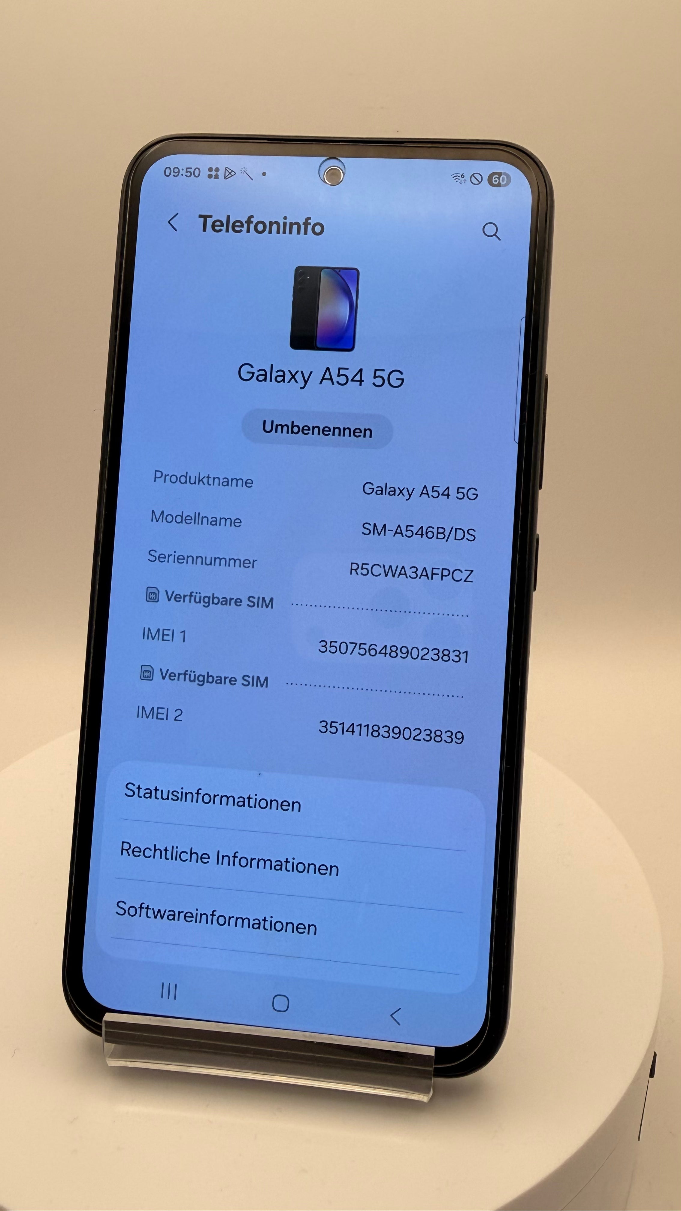 Samsung Galaxy A54 5G awesome graphite